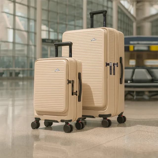 【Arowana 亞諾納】20+29吋避震輪河馬箱 1:9前開 & 5:5對開兩用箱行李箱/登機箱(送多用後背包)