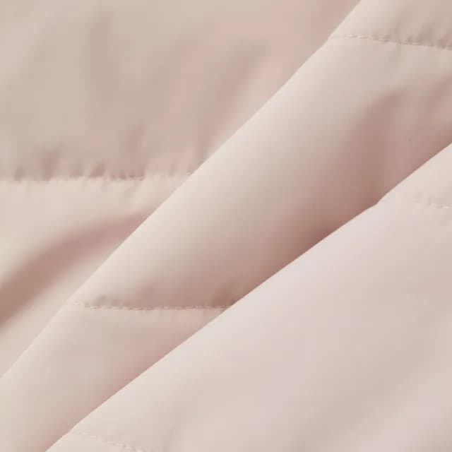 【GIORDANO 佐丹奴】童裝拼色大口袋連帽背心(81 木槿粉紅X啞粉紅)