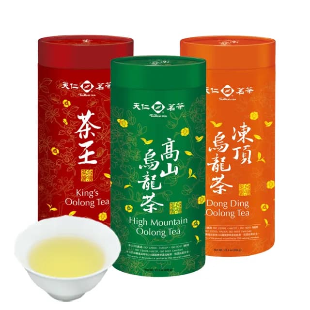 【天仁茗茶】台灣茗賞烏龍茶茶葉600g*2罐