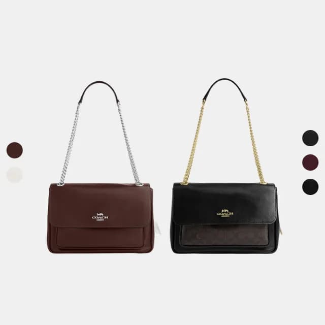 【COACH】蔻馳官方直營 ELODIE斜背手袋 斜背包-5色任選(CCF09/CCF10)