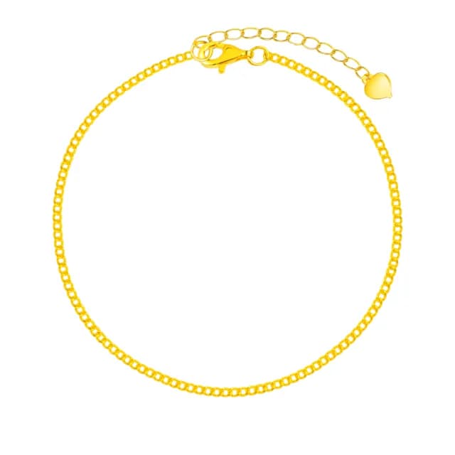 【Just Gold 鎮金店】相扣 黃金手鍊(網路限定)