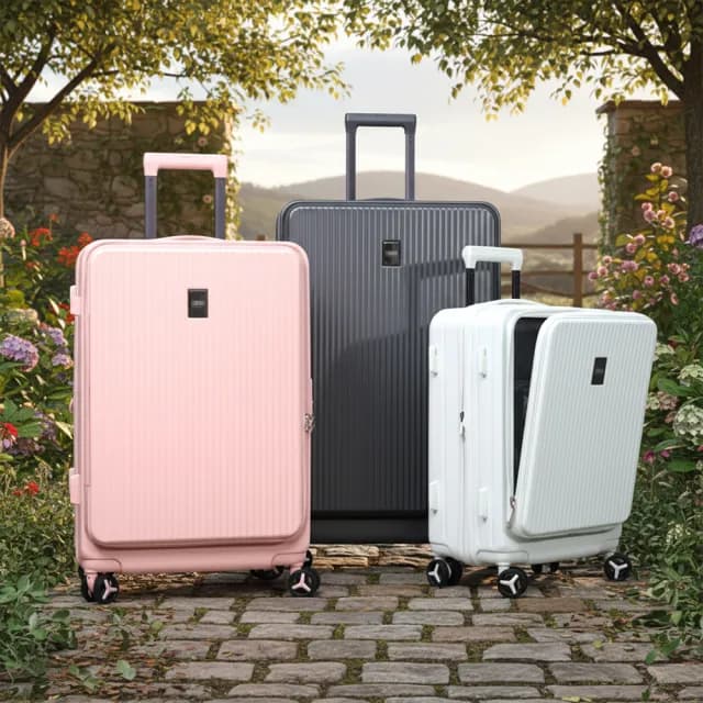 GTG旅快箱三件組★20+25+29吋 1:9多功能 上掀式行李箱 G30可擴充/杯架/防爆(行李箱組合/前開式行李箱)