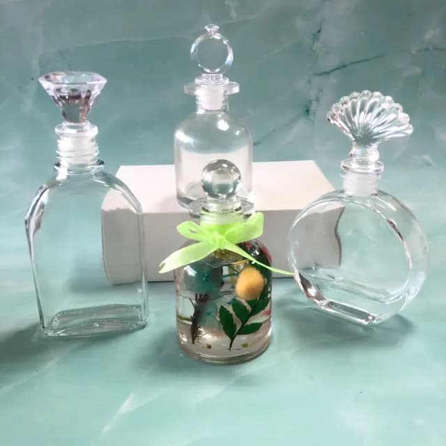 【A-ONE 匯旺】香水瓶 海馬造型瓶蓋 擴香瓶 圓瓶100ml DIY 浮游花瓶 永生花乾花礦物油瓶