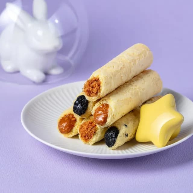 【青鳥旅行】極光秘語-16入經典蛋捲禮盒｜肉鬆蛋捲、芝麻沙沙、花生粒粒(禮盒、送禮推薦、伴手禮)