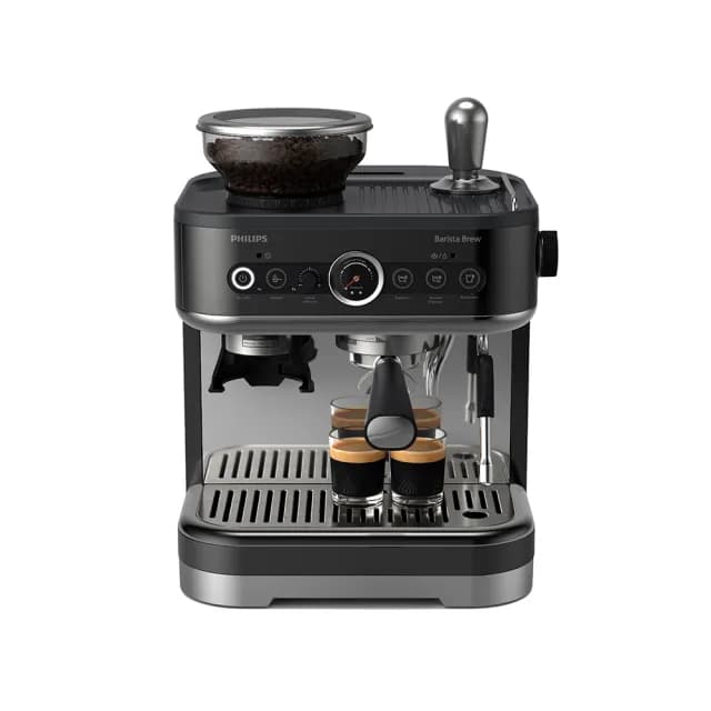【Philips 飛利浦】半自動研磨義式咖啡機PSA3218/10★ 雙11限定！Saeco拉花缸＋不銹鋼咖啡渣桶（限量）