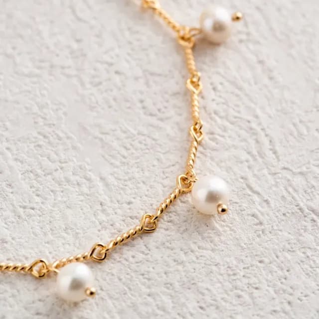 【Lapela】繩索上的精靈手鍊/金