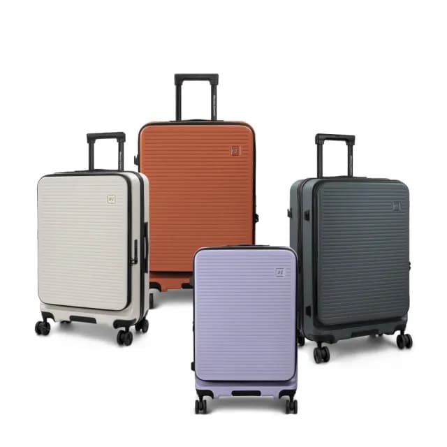 【American Explorer 美國探險家】快倉 速達 20吋 前開式 上掀式 登機箱 可加大 雙排輪 CF62 行李箱