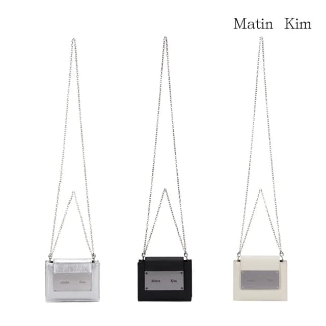 【MATIN KIM】官方旗艦 經典鐵牌迷你風琴包(多款任選)
