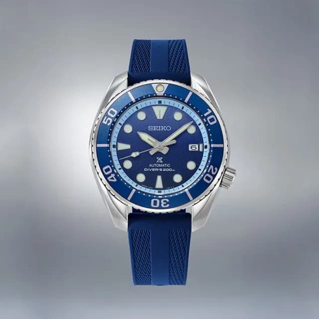 【SEIKO 精工】PROSPEX系列 亞洲限量 印尼藍火火山 機械腕錶 雙11 特惠 推薦(SPB543J1/6R35-03N0B)