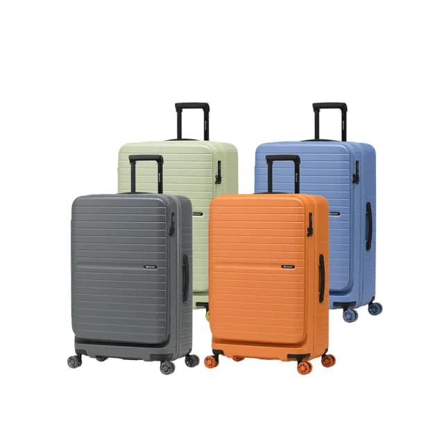 【eminent 萬國通路】官方旗艦館 - 28吋 UNIVO 上掀式溜冰輪防爆拉鍊箱 KK98(共四色)