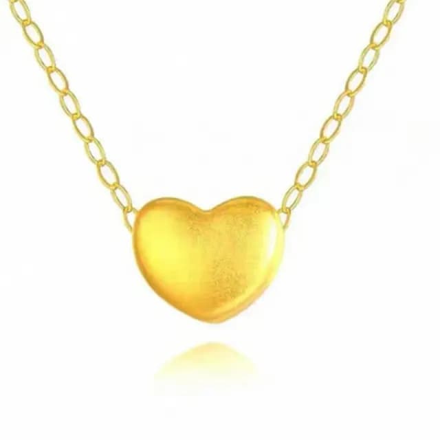 【Penny珮妮】999黃金 迷你愛心 項鍊吊墜(母親節 交換禮物 送女友 生日禮物 情人節 尾牙 新年禮物 結婚)
