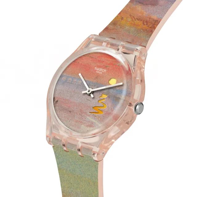 【SWATCH】TURNER‵S SCARLET SUNSET 透納/紅色日落/泰德美術館聯名 SO28Z700(34mm)