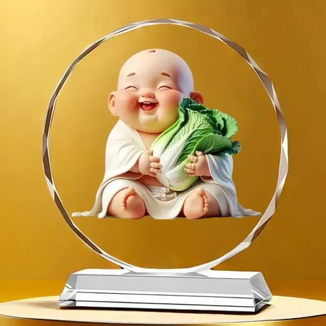 【Loha 樂活家】水晶擺件裝飾品-小號20*22CM(擺飾 擺臺 喬遷禮品 內雕水晶擺件 生肖吉祥物擺件 開運擺件)