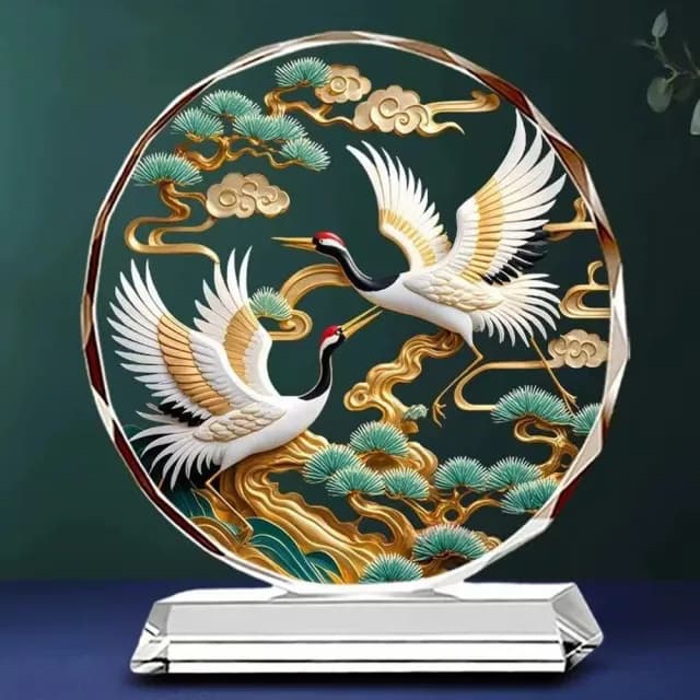 【Loha 樂活家】水晶擺件裝飾品-大號25*27CM(擺飾 擺臺 喬遷禮品 內雕水晶擺件 生肖吉祥物擺件 開運擺件)