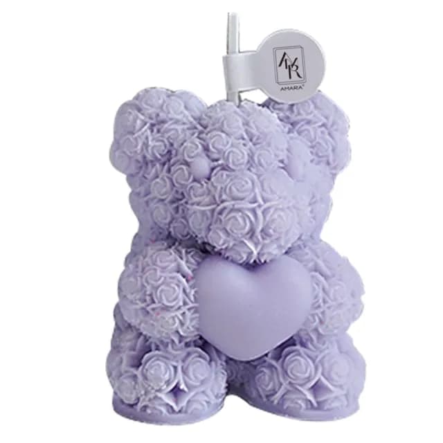 【AMARA】心靈熊系列蠟燭(香氛蠟燭 小熊 生日 聖誕 交換 情人節禮物)