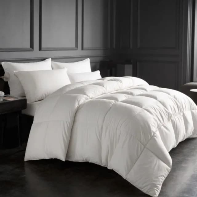 【A-nice】台灣製 專櫃等級 頂級JIS日規 極保暖型 90%頂級天然鵝絨被(雙人 6X7呎 冬被 限時加送羽絨枕)