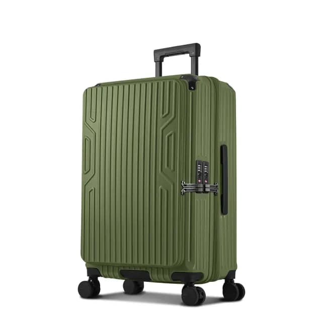 【Arowana 亞諾納】煞車避震輪河馬箱★25吋極硬派杯架1:9前開 & 5:5對開兩用行李箱(送隨行四件組)