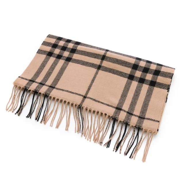【BURBERRY 巴寶莉】經典格紋羊毛圍巾-210x45cm(多款任選)