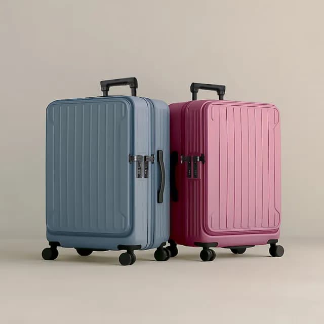 【Arowana 亞諾納】25吋杯架款多用途兩用箱｜1:9前開 & 5:5對開款城市輕旅/行李箱(買箱送箱)