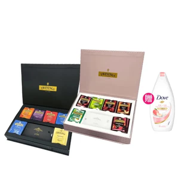【Twinings 唐寧茶】藝術家禮盒 經典紅茶/清氛花茶包 25包(附贈提袋 #送禮首選#茶葉禮盒)