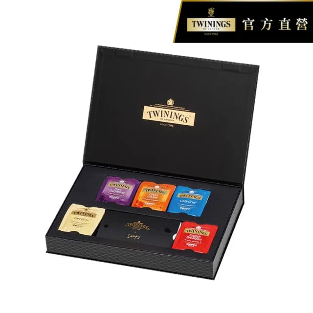 【Twinings 唐寧茶】藝術家禮盒 經典紅茶/清氛花茶包 25包(附贈提袋 #送禮首選#茶葉禮盒)