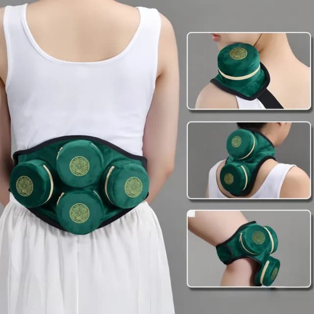 【YAOCHEN 瑤辰】無煙艾灸罐套裝全身通用(艾灸儀 艾灸罐 艾灸盒 艾灸器具 艾柱 健康保健 交換禮物)