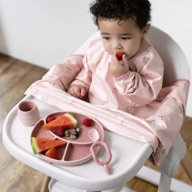 【BiBADO】兒童 防滑矽膠餐盤(吸盤式 兒童學習餐具 副食品 多色可選)