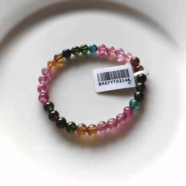 【璽運】稀缺藍碧高透體單圈碧璽手串(手珠/手鍊/手鏈/手環/稀缺藍碧/整圈高透體/6mm/16圍/附證書)