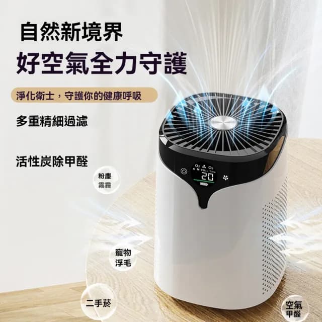 【Felsted 菲仕德】空氣清淨機 空氣淨化器 負離子消毒機(除味臭氧儀 除煙味/除異味/除甲醛/除臭/消毒殺菌)