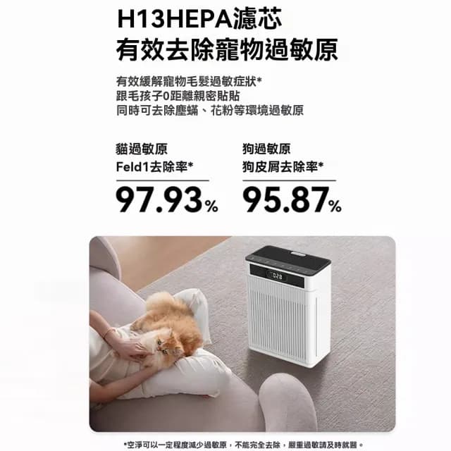 【Felsted 菲仕德】寵物淨化器 空氣清淨機 空氣淨化器 負離子淨化器(寵物專用吸浮毛 殺菌除臭 除異味)