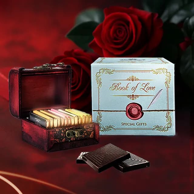 【Diva Life】聖誕胡桃鉗 比利時巧克力片12入迷你珠寶盒(交換禮物)