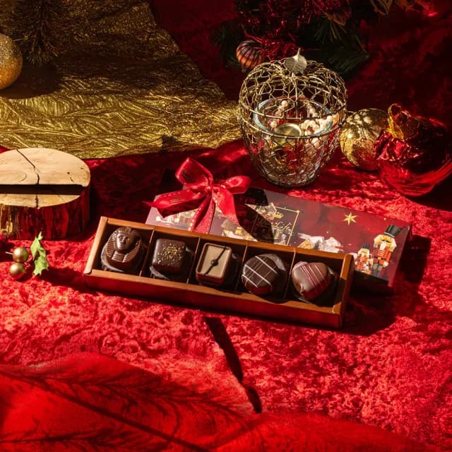 【Diva Life】聖誕胡桃鉗 銀饌5入比利時夾心巧克力禮盒(交換禮物)