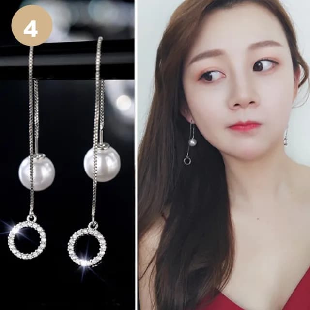 【HaNA 梨花】女人風格節特惠款．水鑽耳線溫柔女伶耳環多款選(針式 耳環 耳飾 耳線)