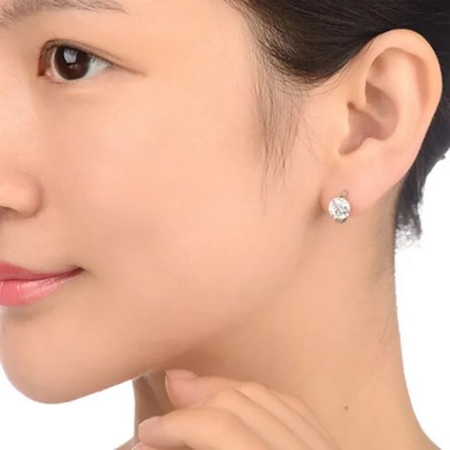 【米蘭精品】現貨+預購 925純銀耳環鋯石耳釘(單鑽超閃時尚極簡情人節生日聖誕節交換禮物女飾品73zw3)