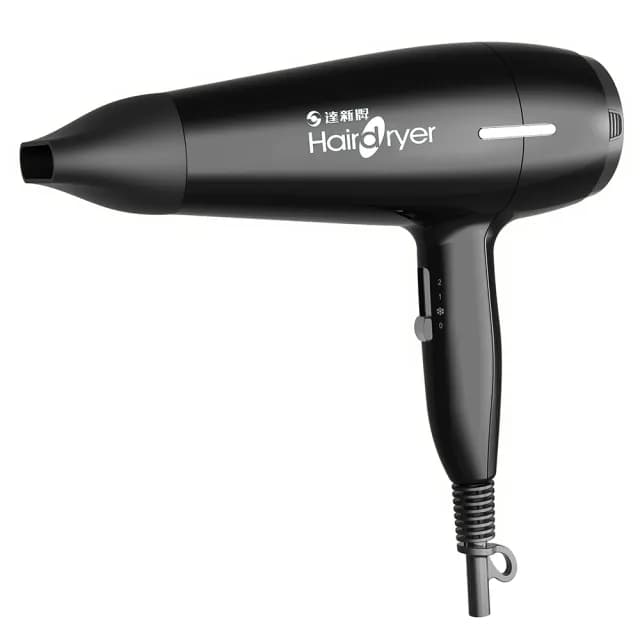 【達新牌】專業吹風機 冷風  三段式溫控 黑色(TS-2660)