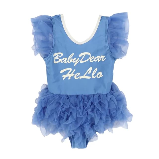 【Baby 童衣】女童澎澎公主裙泳裝 寶寶美背連身泳衣 88880(共一款)