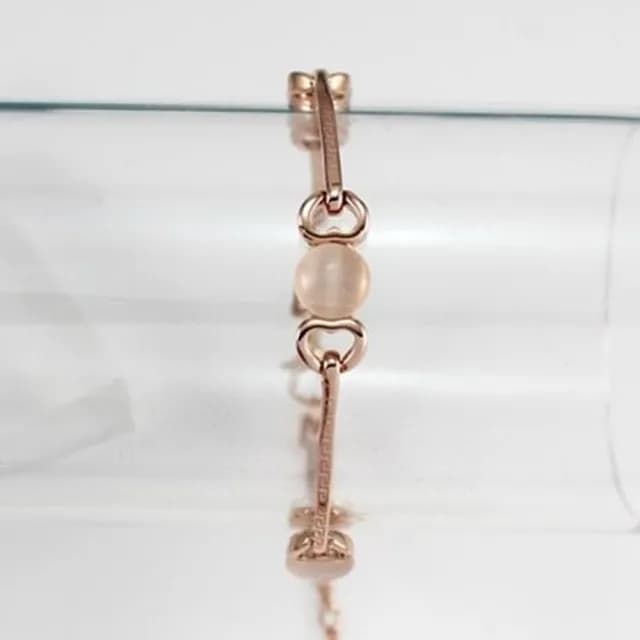 【米蘭精品】現貨+預購 玫瑰金手鍊貓眼石手環(時尚別緻精選淑女情人節生日聖誕節交換禮物女飾品73ku115)