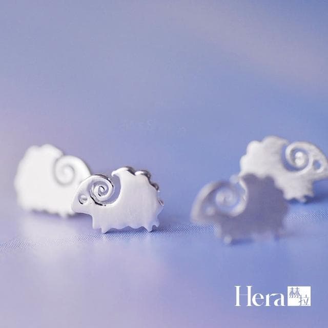 【HERA 赫拉】可愛甜美小綿羊耳釘 H111042502(情人節禮物 生日禮物)