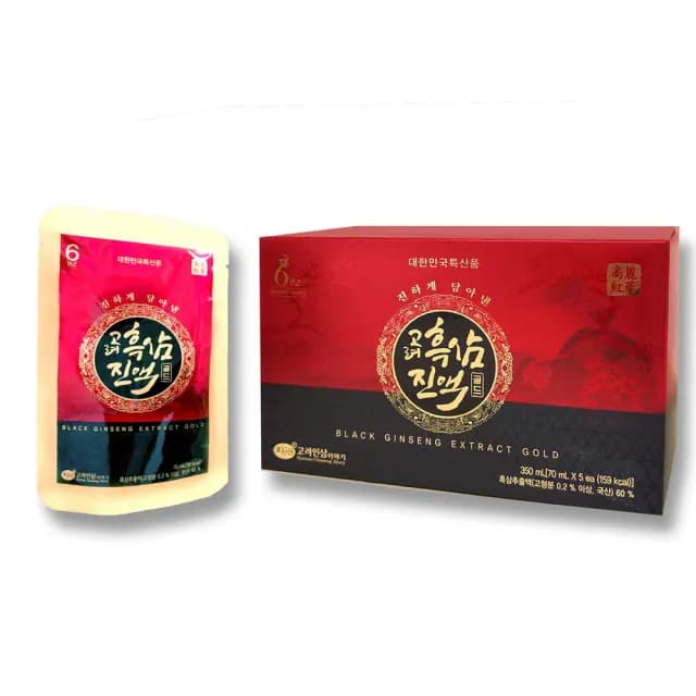 【金蔘】6年根高麗黑蔘滋補液70mlx30入(韓國進口、免運費)
