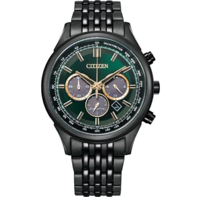 【CITIZEN 星辰】Chronograph 光動能計時男錶  手錶 禮物 推薦(CA4418-82X)