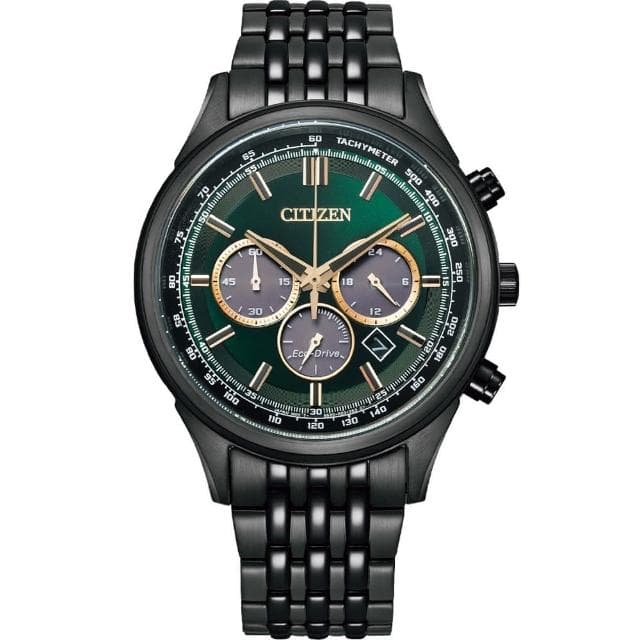 【CITIZEN 星辰】Chronograph 光動能計時男錶  手錶 禮物 推薦(CA4418-82X)
