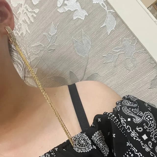 【bibi】氣場女王超長流蘇耳環女網紅誇張耳飾新款潮韓國個性大氣耳墜
