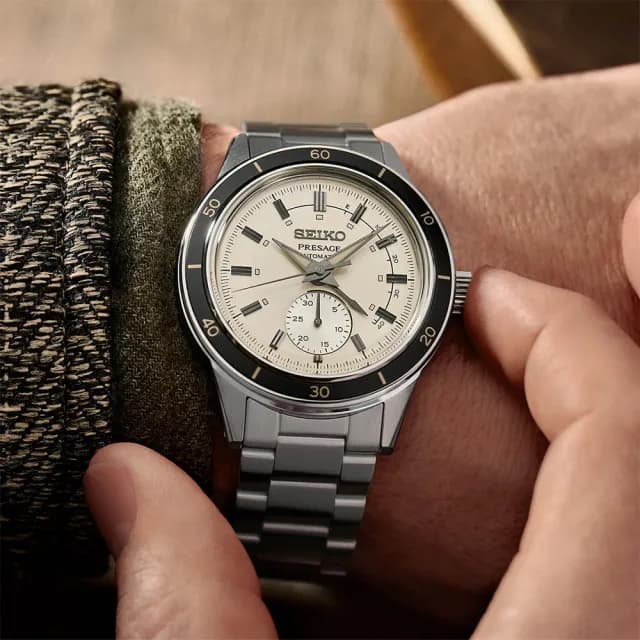 【SEIKO 精工】Presage Style60’s 復古機械錶 七夕 情人節禮物(SSA447J1/4R57-00T0S)