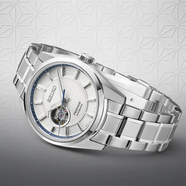 【SEIKO 精工】Presage 新銳開芯機械錶 禮物 送禮 推薦(SPB309J1/6R38-00A0S)