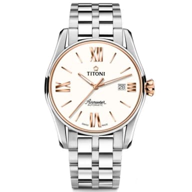 【TITONI 梅花錶】空中霸王系列 機械腕錶 畢業禮物 送禮 推薦(83908SRG-619)