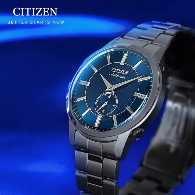 【CITIZEN 星辰】湛洋藍沉穩士機械錶 男錶 禮物 推薦(NK5009-69N)