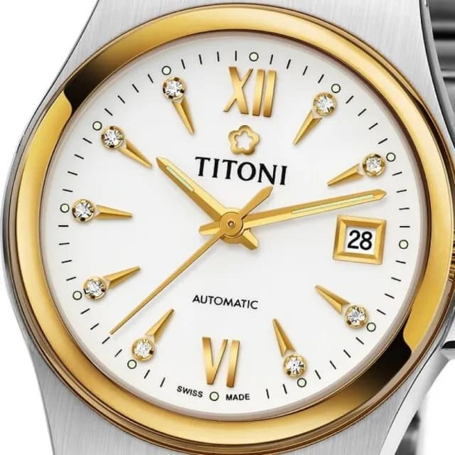 【TITONI 梅花錶】動力系列 鋯石 機械腕錶 畢業禮物 送禮 推薦(23730SY-271)