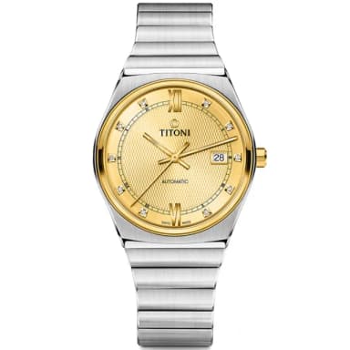 【TITONI 梅花錶】動力系列 超薄機械腕錶 畢業禮物 送禮 推薦(83751SY-631)