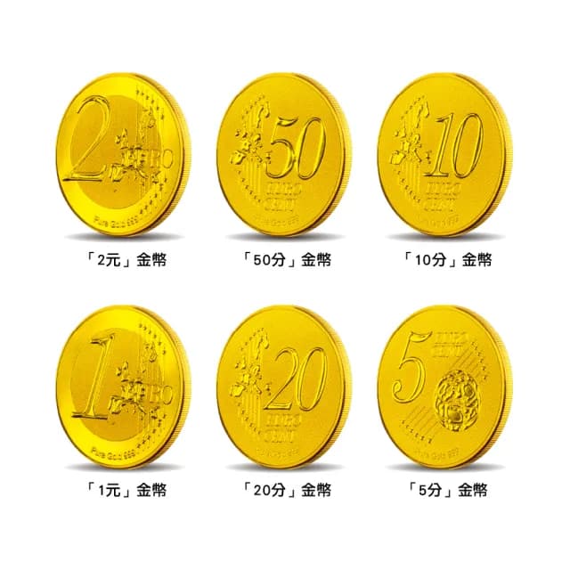 【三省堂】EURO 歐元紀念金幣 歐元金幣(開運金幣 純金紀念金幣 收藏送禮 彌月禮 生日禮物)