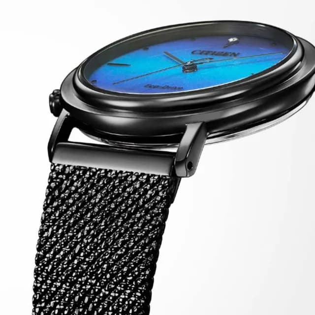 【CITIZEN 星辰】L系列 朧月光動能米蘭帶 女錶 手錶 禮物 推薦(EM1005-42L)